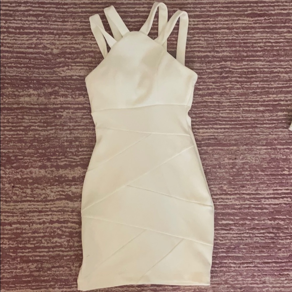 White formal dress
